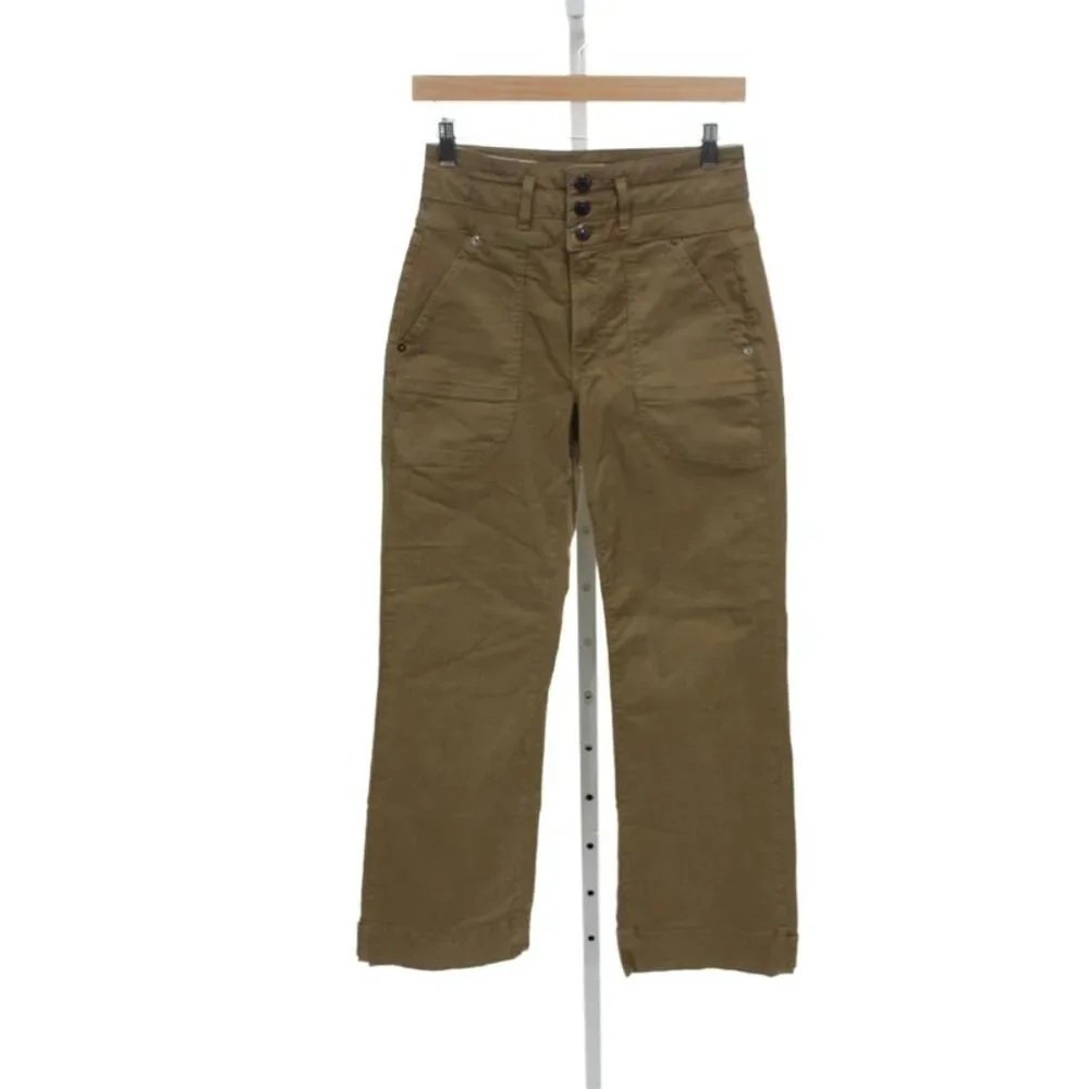 Veronica Beard Womens Brown Chino Pants High Rise Cotton Size 26
